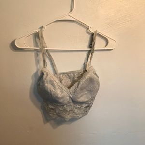 white bralett lace